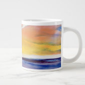 Abendsmeerblick Jumbo-Tasse (Rechts)