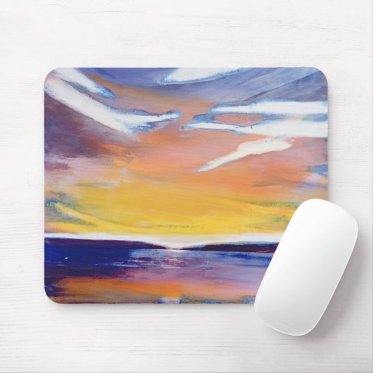 Abendsmeerblick Mousepad (Mit Mouse)