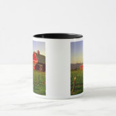 Abendssonne auf einer Scheune in Washingtons Tasse (Zentrum)
