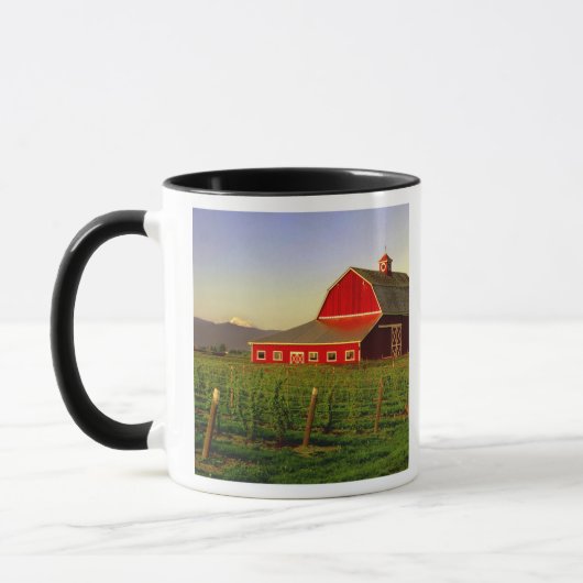 Abendssonne auf einer Scheune in Washingtons Tasse (Links)
