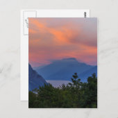 Abendstimmung am Gardasee Postkarte (Vorne/Hinten)