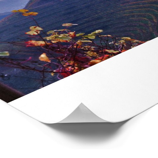 Abendstimmung im Schwarzwald Poster (Ecke)