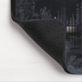 Abendstroll-gotisches Fantasieredhead-Mädchen Mousepad (Ecke)