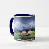 ABENDtipi-LAGER durch SHARON SHARPE Tasse (Vorderseite Links)