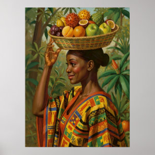 „Abeni“, ihre eigene Frucht – Feier der schwarzen  Poster