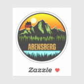 Abensberg, Deutschland Aufkleber (Blatt)