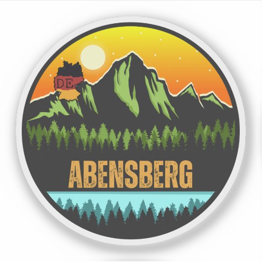 Abensberg, Deutschland Aufkleber (Vorderseite)