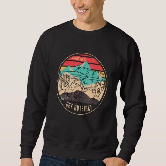 Abenteuer 101 Fj Cruiser Inn The Great Outdoors O Sweatshirt (Vorderseite)