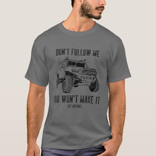 Abenteuer 101 Funny FJ Cruiser T-Shirt (Vorderseite)