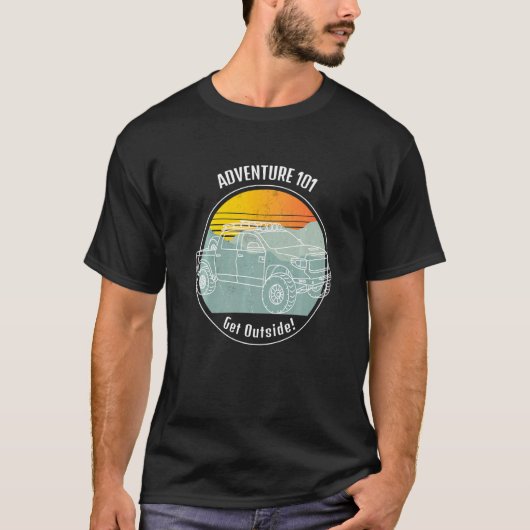 Abenteuer 101 Tundra Into Beautiful Outdoors Overl T-Shirt (Vorderseite)