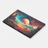 Abenteuer Alien Planet Post-it Klebezettel (angewinkelt)