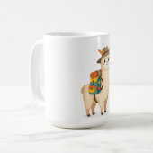 Abenteuer-Alpaka Kaffeetasse (Vorderseite Links)
