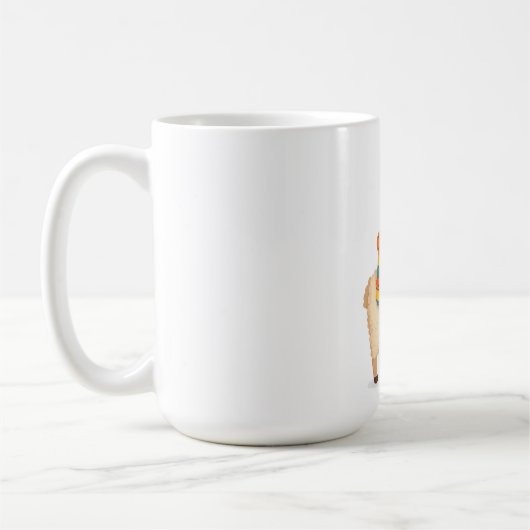 Abenteuer-Alpaka Kaffeetasse (Links)