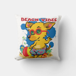 Abenteuer am Meer: Sommerstrand für Kinder Kissen