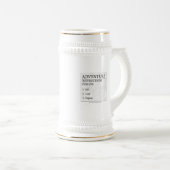 Abenteuer-Anweisungen Bierglas (VorderseiteRechts)