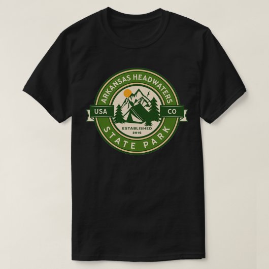 Abenteuer Arkansas Kopfwasser Salida Colorado T-Shirt (Design vorne)