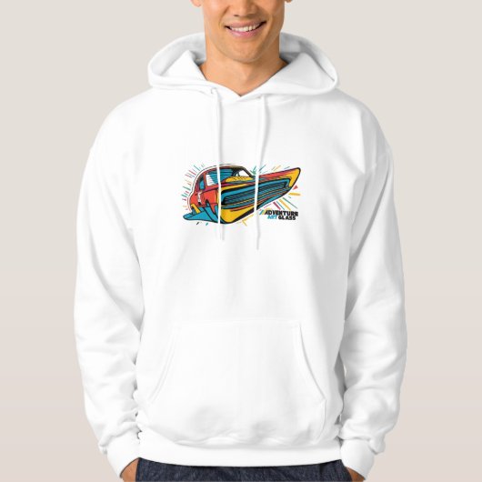 Abenteuer Art Glass Attraktionen Hoodie (Vorderseite)