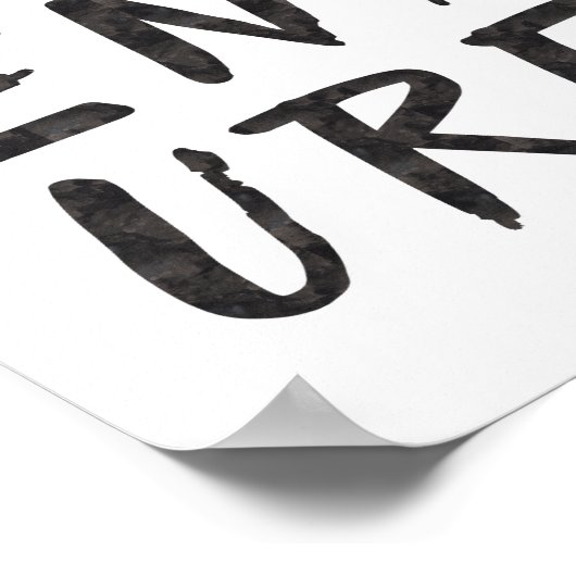 Abenteuer Art Print Poster (Ecke)