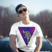 Abenteuer Astronaut in der Galaxie-Geek-Grafik T-Shirt