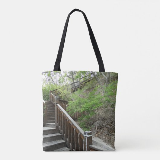 Abenteuer auf dem Weg Weniger Reisen auf einem Tasche (Rückseite)