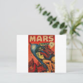 Abenteuer auf Mars Postkarte (Stehend Vorderseite)