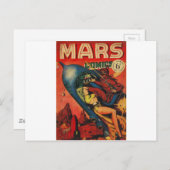 Abenteuer auf Mars Postkarte (Vorne/Hinten)