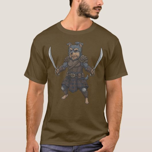 Abenteuer Australian Silky Terrier Gladiator T-Shirt (Vorderseite)