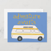 ABENTEUER AWARITS Camping Campervan RV Postkarte (Vorne/Hinten)