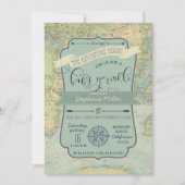 Abenteuer-Baby besprühen Einladungen (Vorderseite)