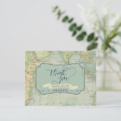 Abenteuer-Babyparty danken Ihnen Karten (Stehend Vorderseite)