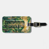 ABENTEUER BANANA JUNGLE INDIVIDUELLE NAME Gepäckma Gepäckanhänger (Vorderseite horizontal)