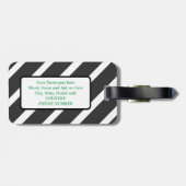 ABENTEUER BANANA JUNGLE INDIVIDUELLE NAME Gepäckma Gepäckanhänger (Rückseite horizontal)