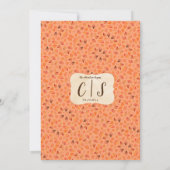 Abenteuer Begin Rocky Mountain Hochzeit in Urlaubs Einladung (Rückseite)