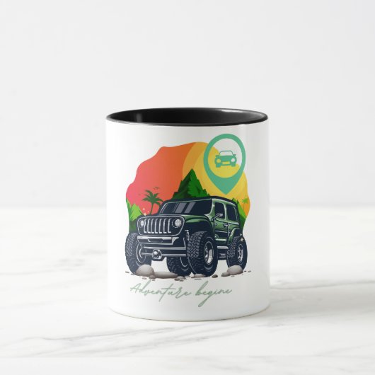 Abenteuer beginnen, im Freien Tasse (Zentrum)