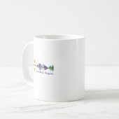Abenteuer beginnen kaffeetasse (Vorderseite Links)