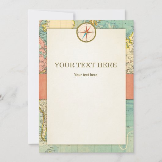 Abenteuer beginnt Baby Duschkarte Tafelschild Einladung (Vorderseite)