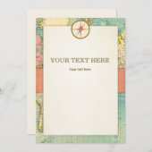 Abenteuer beginnt Baby Duschkarte Tafelschild Einladung (Vorne/Hinten)