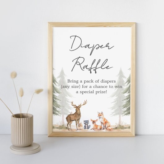 Abenteuer Beginnt Baby Shower Windel Raffel Schild