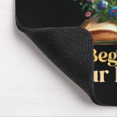 Abenteuer beginnt bei der Summer Reading 20 Mousepad (Ecke)