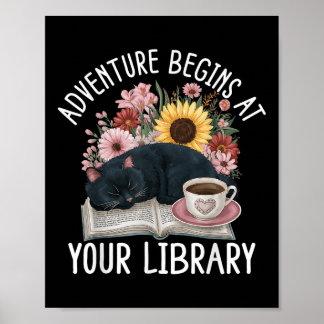 Abenteuer beginnt bei der Summer Reading 20 Poster