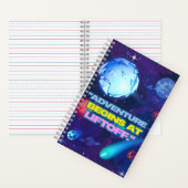 Abenteuer beginnt bei einem isolierten Schuster Notizblock (Innen)