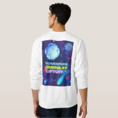 Abenteuer beginnt bei einem isolierten Schuster Sweatshirt (Schwarz voll)