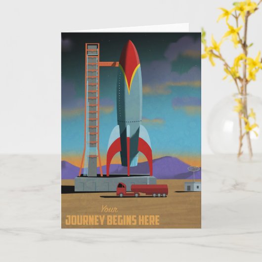 Abenteuer beginnt hier karte (Gelbe Blume)