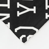 "Abenteuer beginnt" Personalisieren mit Ihrem Text Fleecedecke (Ecke)