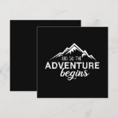Abenteuer beginnt save the date (Vorne/Hinten)