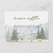 Abenteuer beginnt Wald-Windeln-Raffle Begleitkarte (Vorderseite)