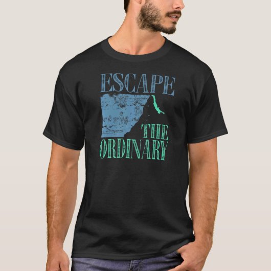 Abenteuer beim Klettern 1 T-Shirt (Vorderseite)