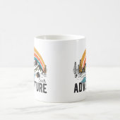 Abenteuer Berg Camping suchen Kaffeetasse (Mittel)