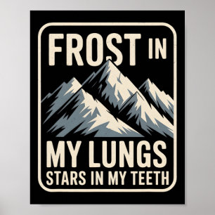 Abenteuer Berg Leben Bergsteigen Gipfel Entdecker  Poster