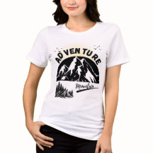 Abenteuer-Berg-T-Shirt